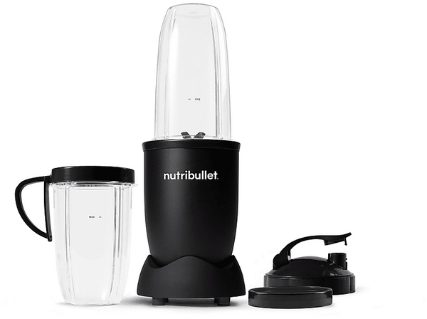 Batidoras de vaso - Nutribullet Pro Mineral NB907MAB, 900W, Vaso para llevar, 0.9 L/ 0.7 L, Cuchilla acero inoxidable, Sin BPA, Negro mate
