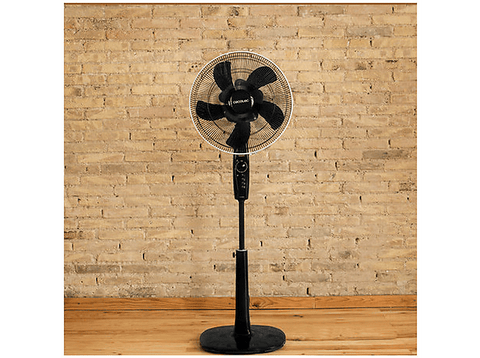 Ventilador de pie - Cecotec EnergySilence 1020 Extremeflow, 3 velocidades, 60W, Rejilla de seguridad, Negro