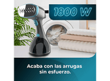 Plancha de vapor vertical - Cecotec IronHero 1800 Ultimate, 300 ml, 1800 W, 28 g/min, 2 modos, Pantalla táctil, Calentamiento en 30s, Cepillo, Black