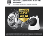 Lavadora secadora - LG F4DR6009A1W, Serie 600, 9 kg / 6 kg, 1400 rpm, 12 programas, AI Direct Drive™,  TurboWash™360˚, Blanco