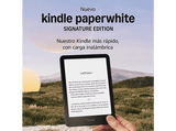 eBook - Amazon Kindle Paperwhite Signature Edition, 7, 32 GB, 300 ppi, Luz frontal autorregulable, Autonomía de semanas, Frambuesa metalizado