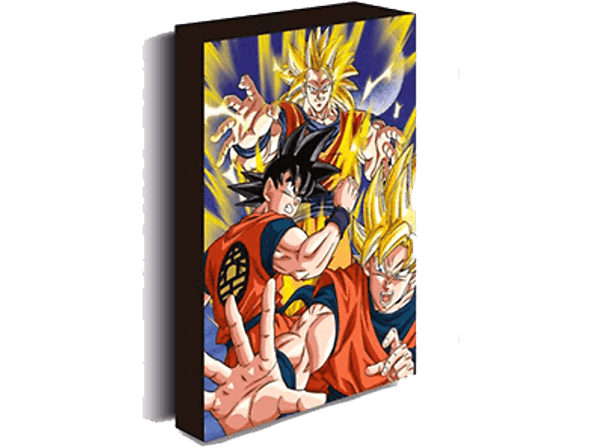 Póster - Pyramid Dragon Ball Z: Goku, Con luz LED, 30x40 cm, 3 pilas AA (no incluidas)