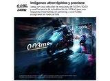 Monitor gaming - LG 39GX90SA-W, 39 WQHD 4K, 240 Hz, 0.03 ms, OLED curvo 800R, AMD FreeSync™, USB-C, Altavoces integrados, Altura ajustable, Blanco