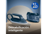 Centro de planchado - Philips PSG6023/20, OptimalTEMP, Sin Quemaduras, ProVelocity, 2400 W, 6,5 bar, 500 g/min, SteamGlide Plus, 1,8 L, Azul OscurO