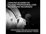 Auriculares gaming - Logitech G Pro X3 Lightspeed, Inalámbrico, BT-USB, Micrófono, Ecualizador, Personalizable, Transductores 50mm, PC-Mac-PS5, Blanco
