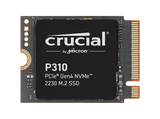 Disco duro SSD interno 1 TB - Crucial P310 PCIe Gen4 2230 NVMe M.2, Interno, Velocidad de lectura hasta 7100 MB/s, Negro