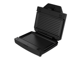 Sandwichera - Taurus Miami Legend Ver II, 3 placas desmontables e intercambiables: sándwich, grill y gofre, Antiadherente, 900 W, Plateado