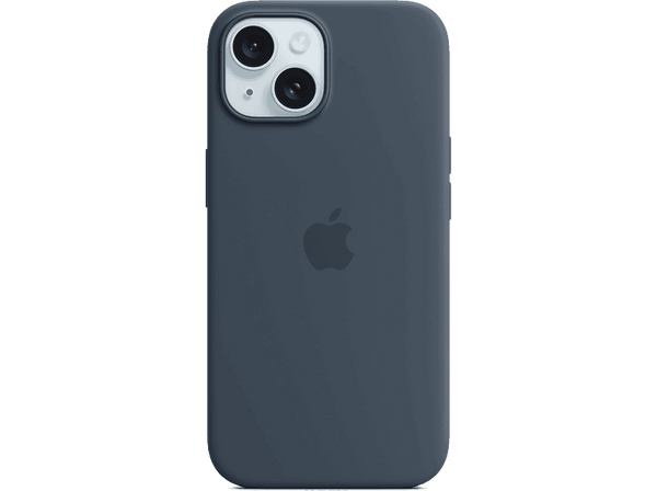 Apple Funda de silicona con MagSafe para iPhone 15, Azul