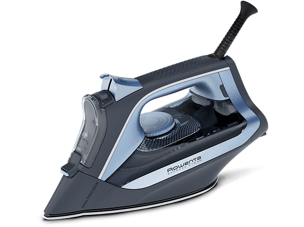 Plancha de vapor - Rowenta Express Steam DW4320D1, 2500W, 160 g/min, Modo Eco, 0.25 L, Antical, Azul