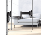 Soporte TV - Hama 220825, 10-26, Giratorio, 66 cm, VESA 100x100, Hasta 25 kg, Negro
