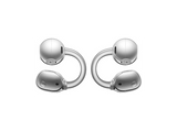 Auriculares conducción de aire - Huawei FreeClip 2 S, 38h Autonomía, Bluetooth, Waterproof, 4 Micrófonos, Space Silver