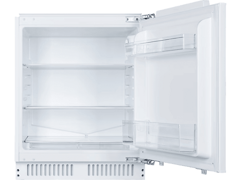 Frigorífico una puerta - Candy CMLS68EW, Cíclico, 82 cm Alto, 135l, Puerta Reversible, Integrable, Sin panelar