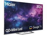 TV Mini LED 55 - Haier M90E Series H55M90EUX, Smart TV, UHD 4K, Quantum Dot, Dolby Atmos-Vision, Gaming 144Hz, Plata