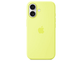 Apple Funda de silicona con MagSafe, Para iPhone 17, Compatible con correa Crossbody, Amarillo neón