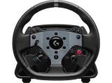 Volante - Logitech G PRO, Palancas de cambio magnéticas, Doble embrague, Force Feedback Trueforce, PC, Ajustes personalizables, Patrones LED, Negro