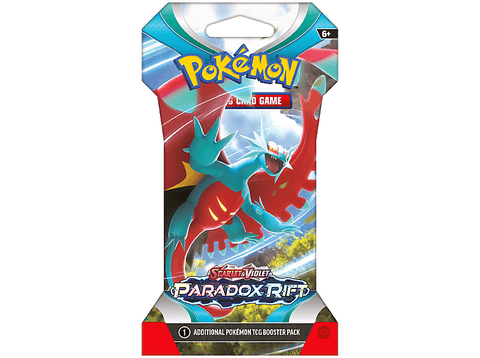 Juego - Magicbox Pokémon: Scarlet & Violet 4: Paradox Rift - Sleeved Booster, Incluye 10 cartas cada paquete, Aleatorio (Inglés)