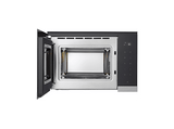 Microondas con grill integrable - LG MG7Z2593D, 900 W, 8 niveles, 25 l, Cristal negro