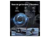 Soporte de móvil para coche - Baseus PrimeTrip VC2 Flex PRO, Carga 15W inalámbrica, Ventosa ultrapotente, Rotación 360º, Universal, Negro