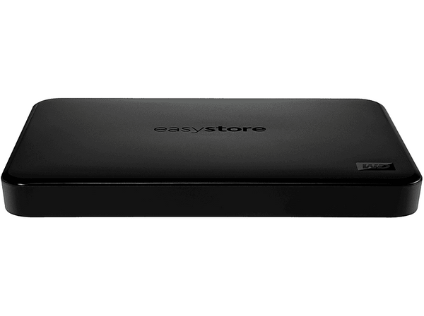 Disco duro externo 4 TB - WD Easystore, Portátil, HDD, USB 3.2 Gen 1, Software de Copia de Seguridad, Para Windows y Mac, Negro