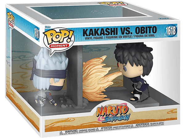 Figura Funko Pop! - Funko Pop! Naruto Shippuden: Kakashi Hatake Vs Obito, Vinilo, 9 cm