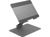 Soporte elevador - Hyper HS1150GYGD, Para MacBooks, tablets y portátiles de hasta 16, Piezas Silicona Antideslizante, Gris Espacial