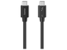 Cable USB-C - Hama 00200796, USB-C a USB-C, Thunderbolt-5, 240W, 80 Gbit/s, 1m, Negro