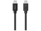 Cable USB-C - Hama 00200796, USB-C a USB-C, Thunderbolt-5, 240W, 80 Gbit/s, 1m, Negro