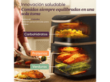 Freidora de aire - Cosori Turbo Tower Pro Smart™ Chef Edition, 2630 W, 10.8 l, 2 cestas, 30º - 230ºC, Wifi, Negro