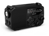 Radio portátil - Philips TAR1609/00, 1 W, Linterna, Recarga Solar, Cargador de Manivela, Sirena, Negro
