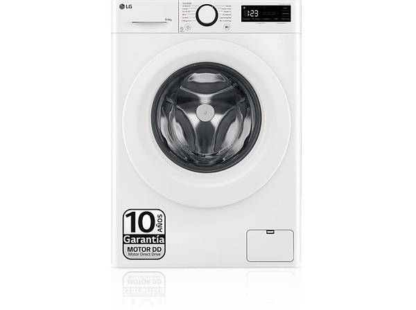 Lavadora secadora - LG F4DR5009A3W, Serie 500, 9kg/6kg, 1400 rpm, 12 programas, Blanco