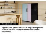 Frigorífico combi -  Samsung BESPOKE SMART AI RB38C7B6D22/EF, No Frost, 203 cm, 390l,  All Around Cooling, Metal Cooling, WiFi, Negro