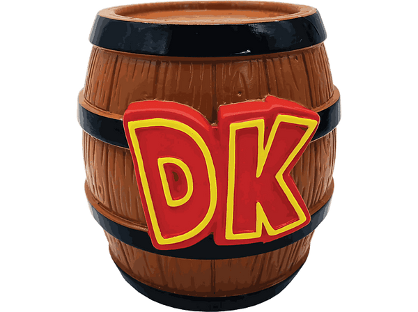 Hucha - Barril Donkey Kong, Cerámica, 15cm