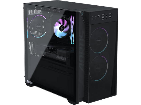 PC gaming - Gigabyte Aorus Prime 3 AP3A7N6-5111, AMD Ryzen™ 7 9700X, 16 GB RAM, 1 TB SSD, GeForce RTX™ 5060, Windows 11 Home, Negro