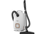 Aspirador con bolsa - Miele Guard L1 Parquet, 890W, Depósito 3.5l, Limpieza Delicada de Suelos Duros, Brilliant White