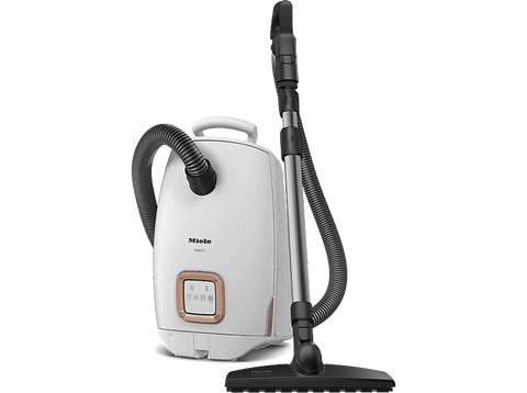 Aspirador con bolsa - Miele Guard L1 Parquet, 890W, Depósito 3.5l, Limpieza Delicada de Suelos Duros, Brilliant White