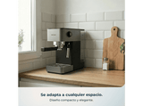 Cafetera express - Cecotec Cafelizzia 690 Grey, 20 bares, 1230-1465 W, Thermoblock, Vaporizador, 1,5 L, Gris