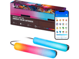 Luces LED - WiZ Gradient Light Bar, Wi-Fi, RGBIC, 2x Barras, Multicolor