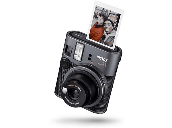 Cámara instantánea - Fujifilm Instax mini 41, película: 6 mm x 54 mm, Imagen: 62mm x 46mm, Negro