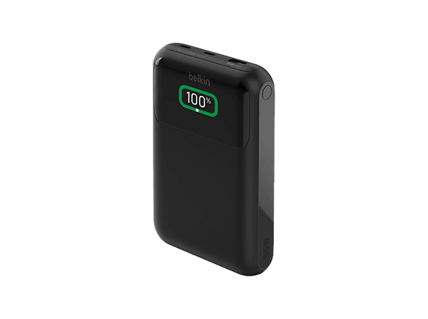 Powerbank - Belkin BBA011hqDG, 19200 mAh, 2x USB-C, 1x USB-A, 65W, Negro
