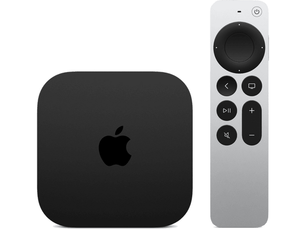 Apple  TV 4K (4ª generación), 128 GB, 4K, WiFi 7, Reproductor multimedia, Mando Siri remote, Bluetooth 6, Negro