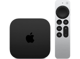 Apple  TV 4K (4ª generación), 128 GB, 4K, WiFi 7, Reproductor multimedia, Mando Siri remote, Bluetooth 6, Negro