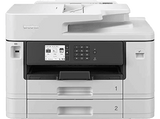 Impresora multifunción - Brother MFCJ5740DW, Inyección de tinta, 27 ppm, B/N y color, Fax, Escáner, Blanco