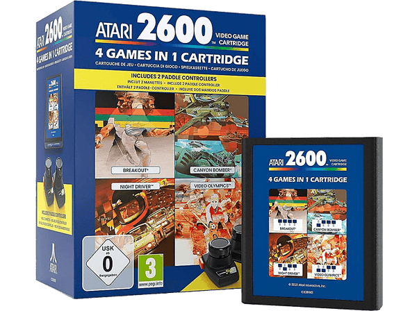 Cartucho Atari 2600 - Atari 4 Games in 1 Paddle Pack 117815