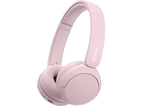 Auriculares inalámbricos - Sony WH-CH520, Bluetooth, 50 horas de autonomía, Carga rápida, 360 Audio, Conexión multipunto, Cascos estilo diadema, Rosa