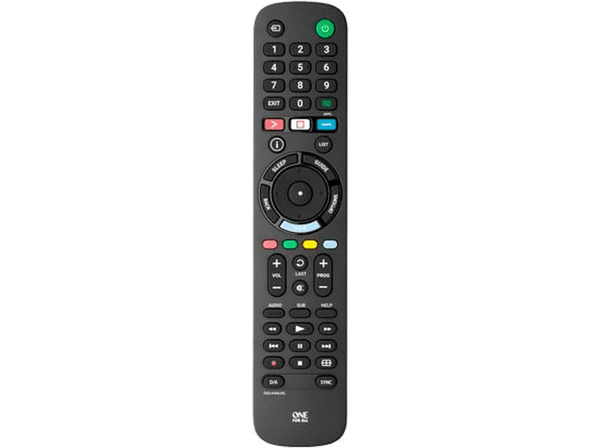 Mando a distancia - ONEFORALL  URC1312, Sony, Hasta 10 m, Negro