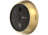 Mirilla inteligente - Ezviz DP2C , WiFi, 1080p, Visión nocturna, Sin cables, Pantalla de 4,3 pulgadas, 3 meses Autonomía, Dorado
