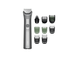 Afeitadora corporal - Philips MG5931/15, 10 Herramientas y accesorios, 120 min Autonomía, Cara, Pelo y Cuerpo, Cuchillas Autoafilables, Gris claro