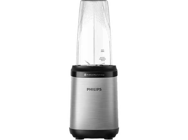 Batidora de vaso – Philips HR2764/00, 800 W, 0.7 L, Cuchillas ProBlend Plus, Negro, Acero inoxidable