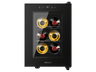 Vinoteca - Cecotec Bolero GrandSommelier 600 CoolCrystal, Termoeléctrico, Capacidad 6 botellas, Control táctil, Clase E, Luz LED, Black
