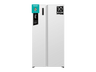 Frigorífico americano - Hisense RS3P538NEWE, No Frost, 178.6 cm, Kitchen Fit, Inverter, 527 l, Blanco